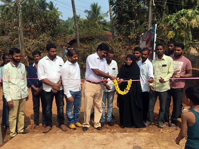 ಒಳಚರಂಡಿ ಹಾಗೂ ಕಾಂಕ್ರೀಟ್ ರಸ್ತೆ ಉದ್ಘಾಟನೆ